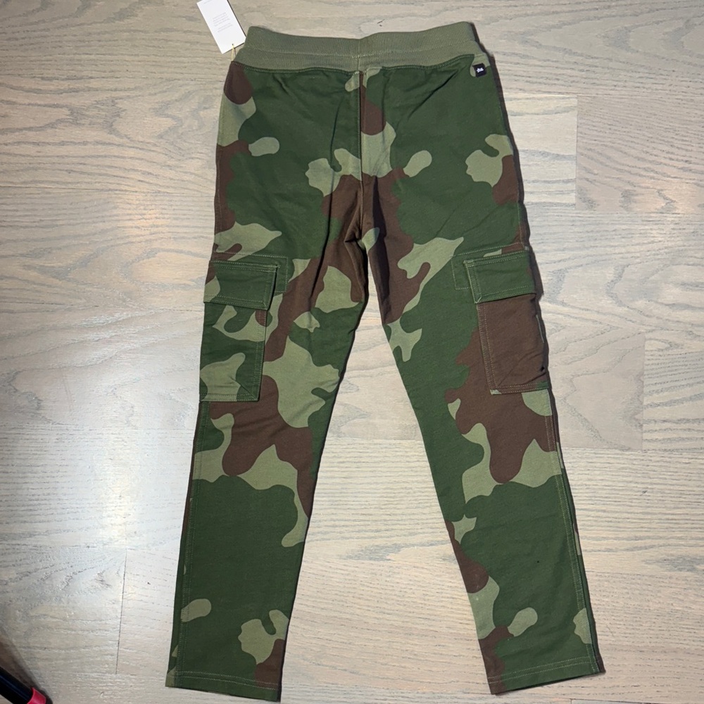 NWT TEA Camo Cargo Kids Pants - Picture 2 of 2